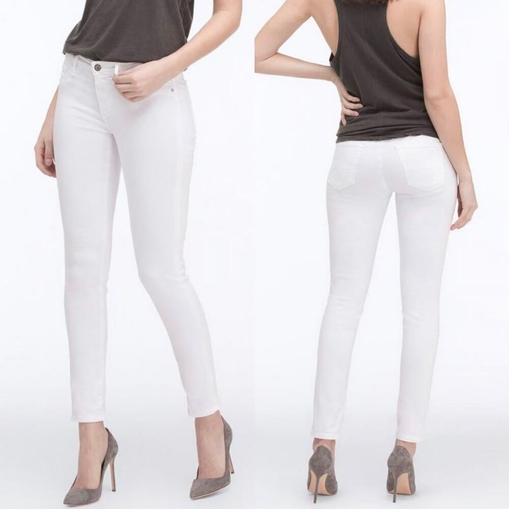 Adriano Goldschmied Jeans The Legging Ankle Super Skinny Ankle White Size 29